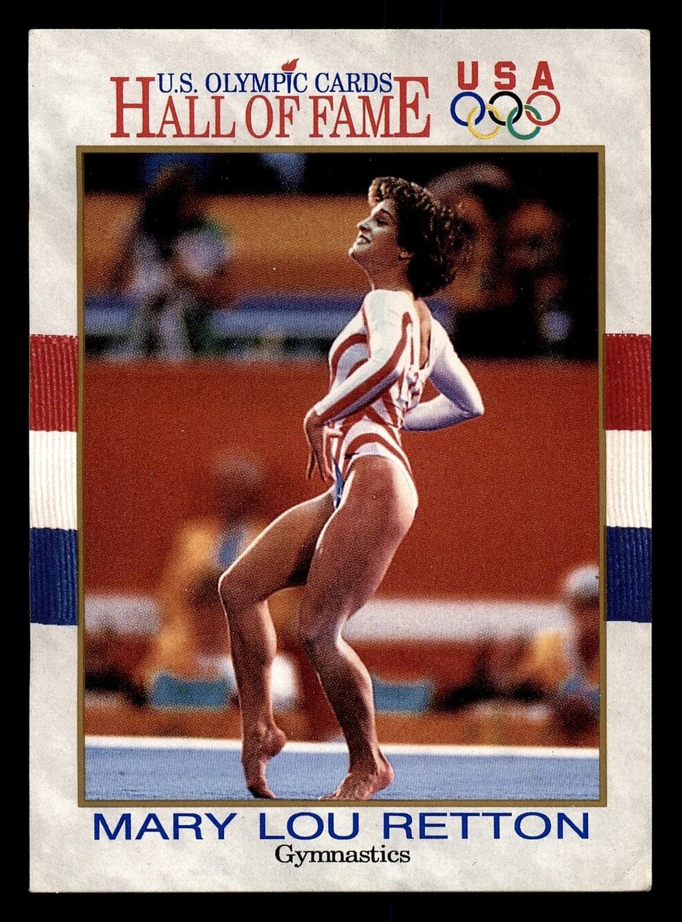 1991 Impel U.S. Olympic Hall of Fame #27b Mary Lou Retton Card